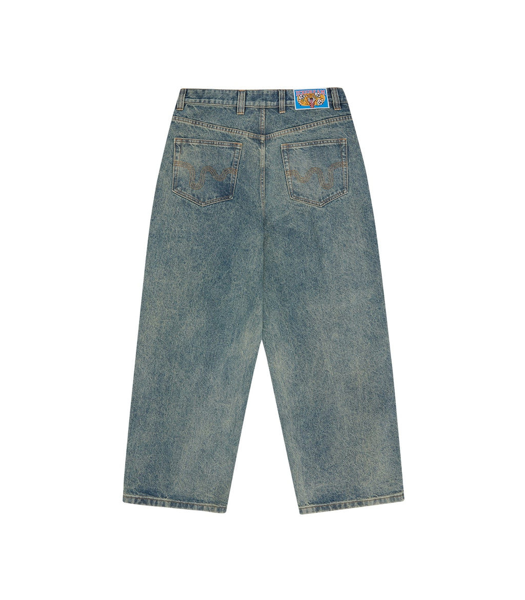 RUNNING DOG TRIPLE SCOOP DENIM PANT