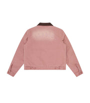 ICECREAM Team IC cropped work jacket pink