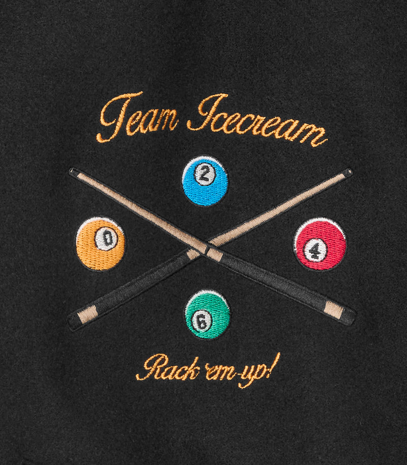 ICECREAM Trick shot collared varsity jacket