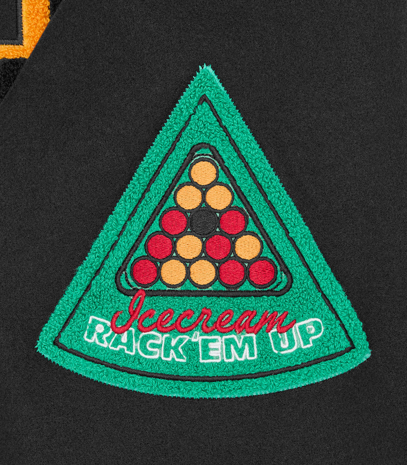 ICECREAM Trick shot collared varsity jacket