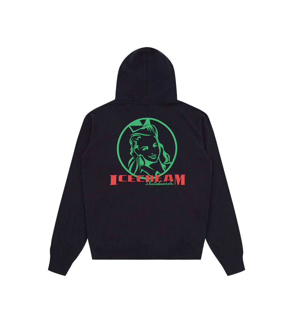 ICECREAM Waitress zip through hoodie