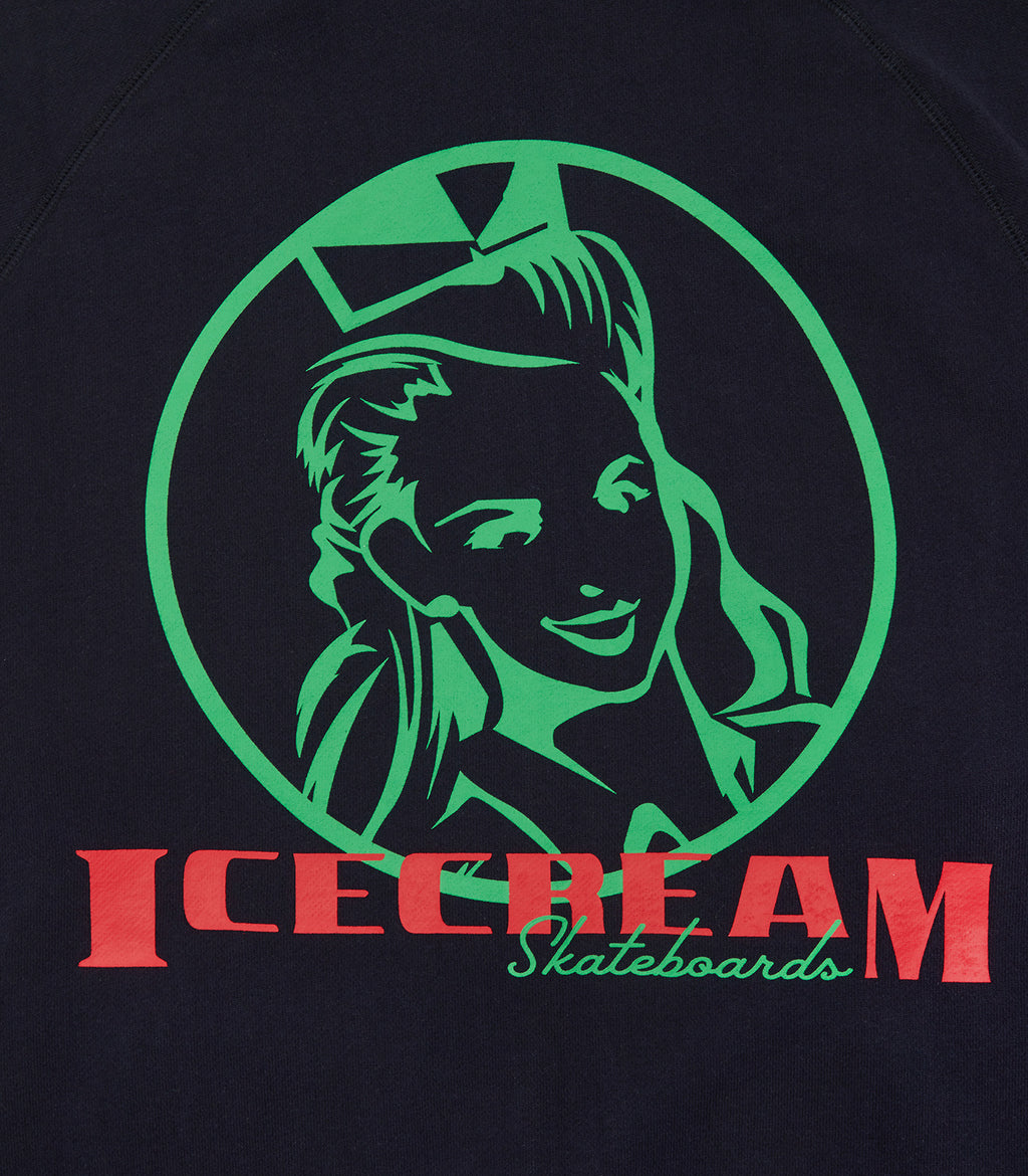 ICECREAM Waitress zip through hoodie