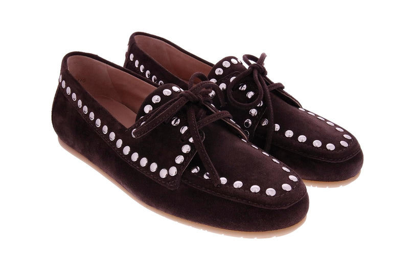 KENNEL & SCHMENGER Boat shoes dark brown suede - Shop at Monar Antwerp