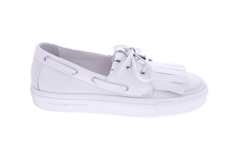 KENNEL & SCHMENGER Boat shoes white leather - Shop at Monar Antwerp
