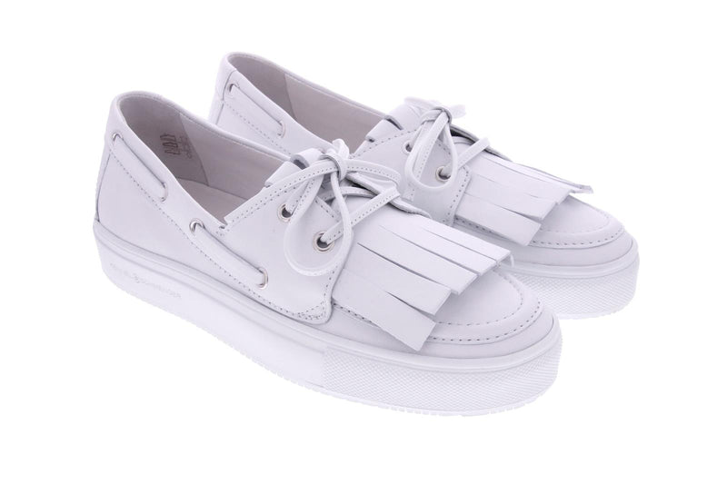 KENNEL & SCHMENGER Boat shoes white leather - Shop at Monar Antwerp