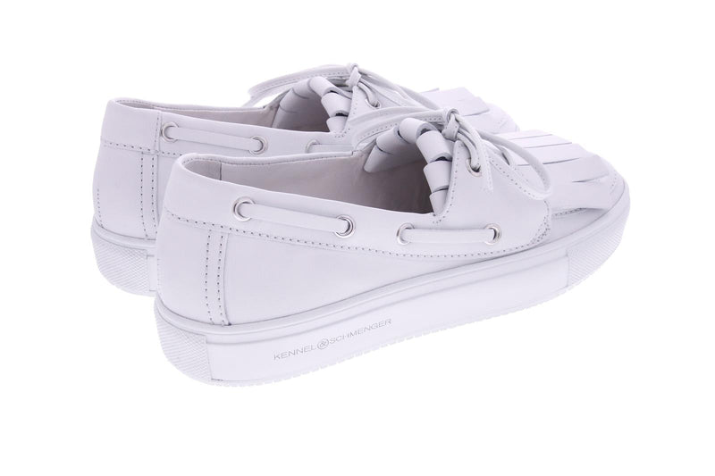 KENNEL & SCHMENGER Boat shoes white leather - Shop at Monar Antwerp