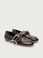 KIRRUNA Moc 08 shoes dark brown patent leather