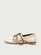 KIRRUNA Moc 09 shoes off white vernice