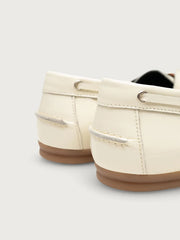 KIRRUNA Moc 09 shoes off white vernice