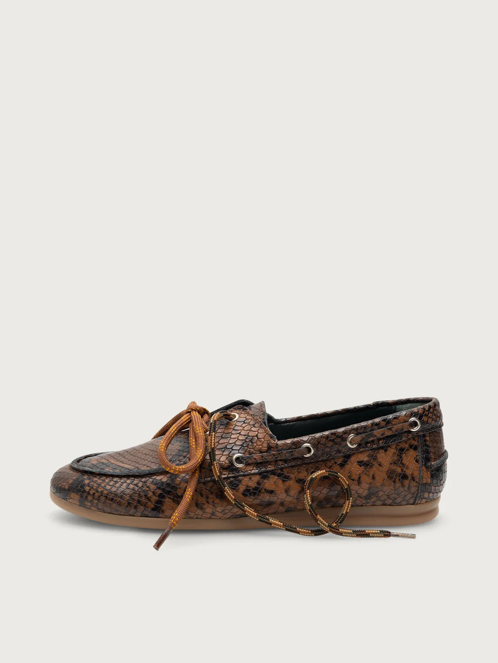 KIRRUNA Moc 12 shoes brown pitone print