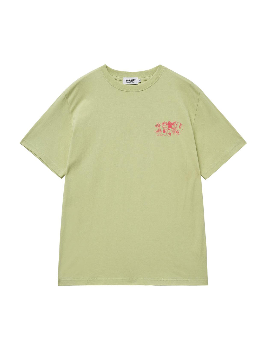 KOMPAKT RECORD BAR Do not be late t-shirt