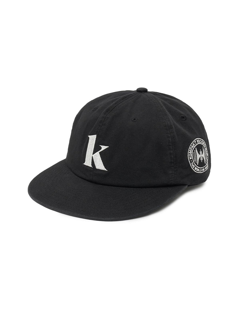 KOMPAKT RECORD BAR "K" 6 panel cotton cap