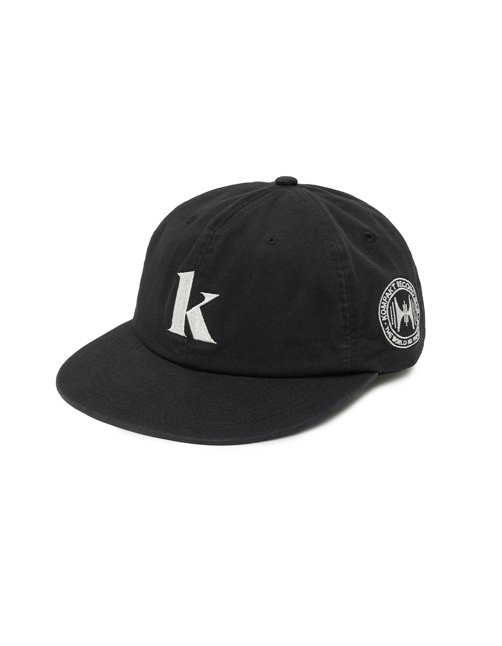 "K" 6 PANEL COTTON CAP