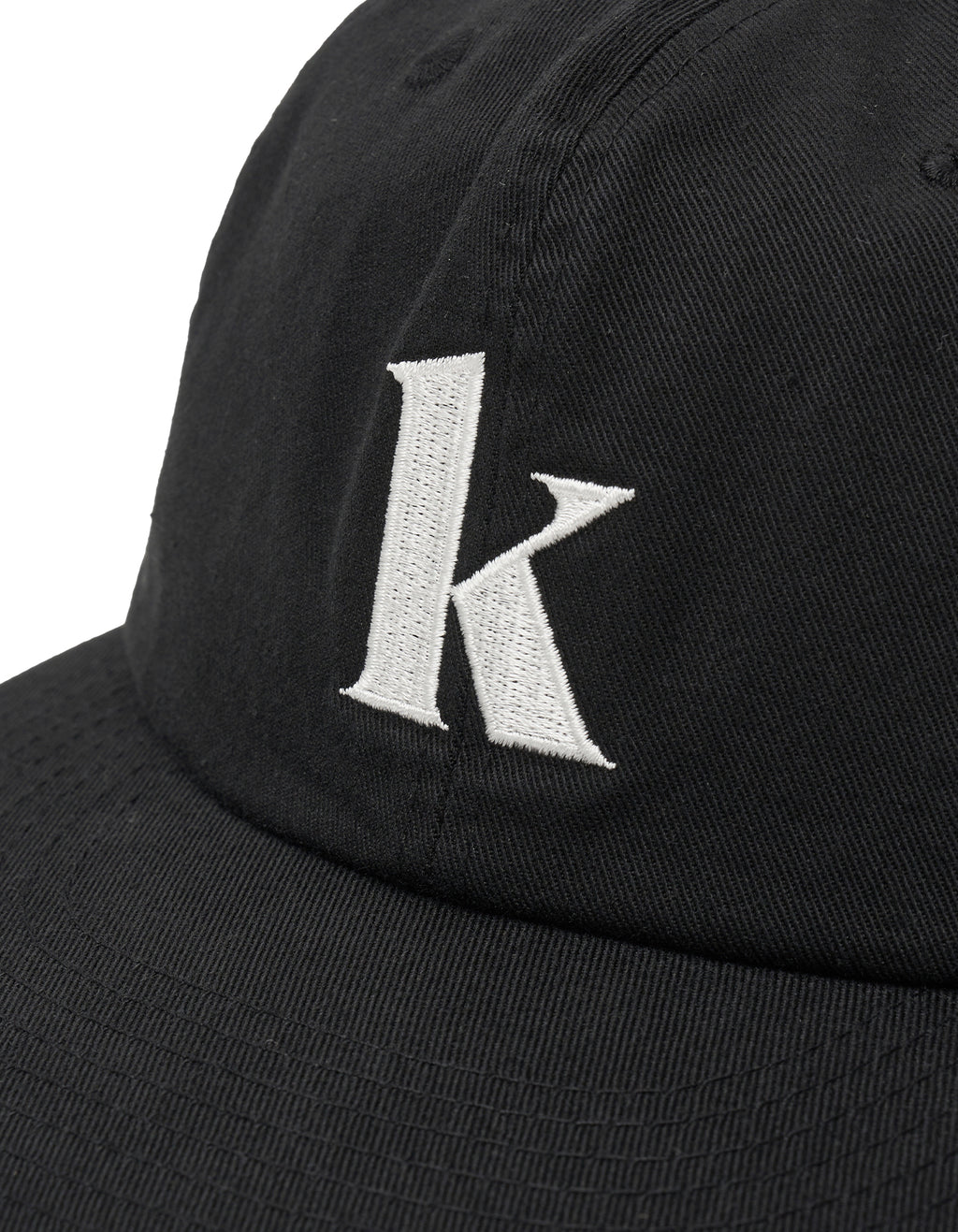 "K" 6 PANEL COTTON CAP