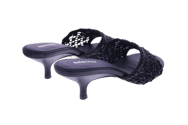 LOLA CRUZ Sandals black leather - Shop at Monar Antwerp