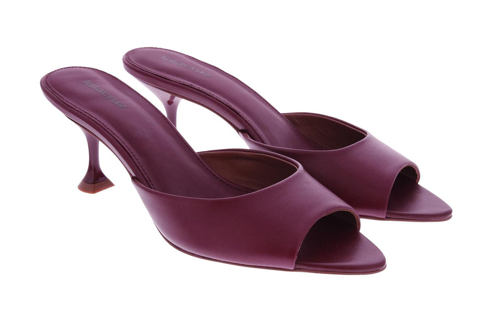 LOLA CRUZ Sandals burgundy