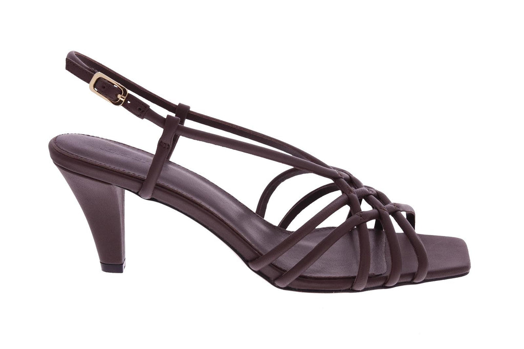 LOLA CRUZ Sandals dark brown - Shop at Monar Antwerp