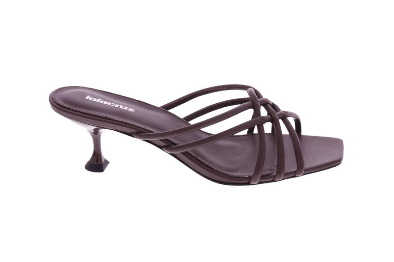 LOLA CRUZ Sandals dark brown - Shop at Monar Antwerp