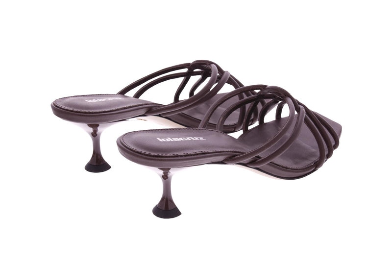LOLA CRUZ Sandals dark brown - Shop at Monar Antwerp