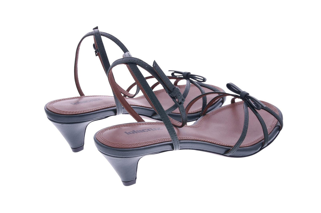 LOLA CRUZ Sandals green leather - Shop at Monar Antwerp