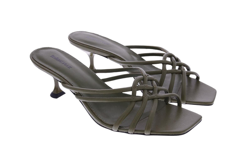 LOLA CRUZ Sandals kaki green