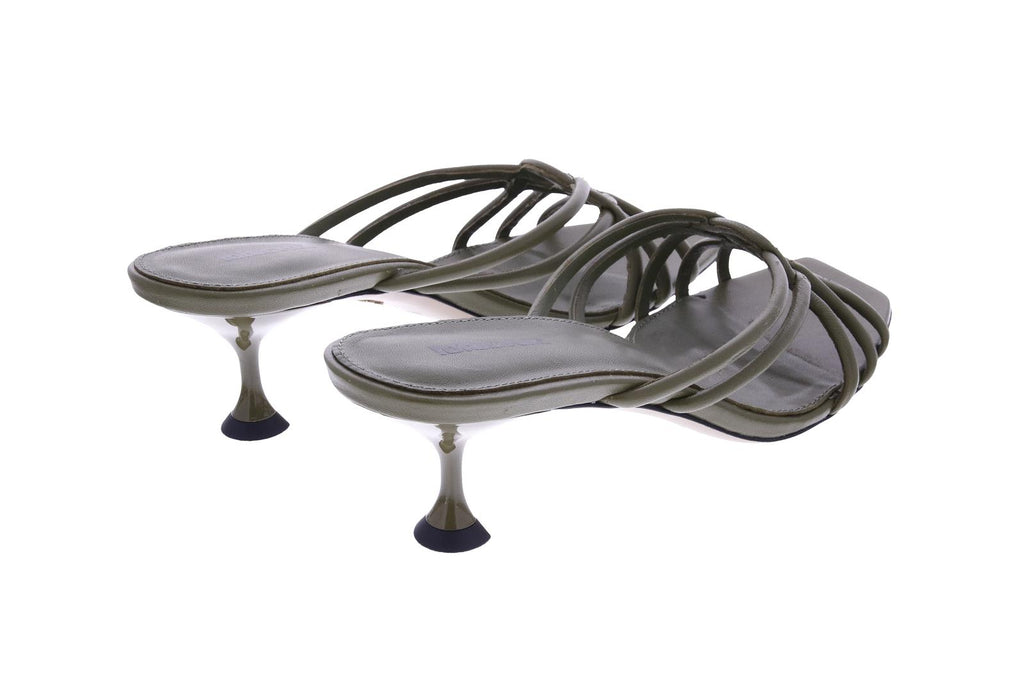LOLA CRUZ Sandals kaki green