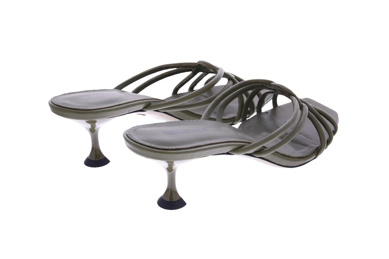 LOLA CRUZ Sandals kaki green