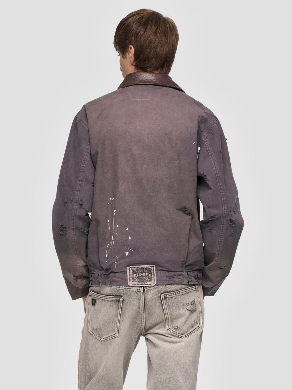 MISBHV 1997 Paint splatter canvas work jacket graphite