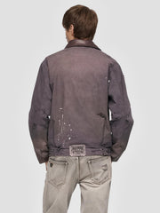 MISBHV 1997 Paint splatter canvas work jacket graphite