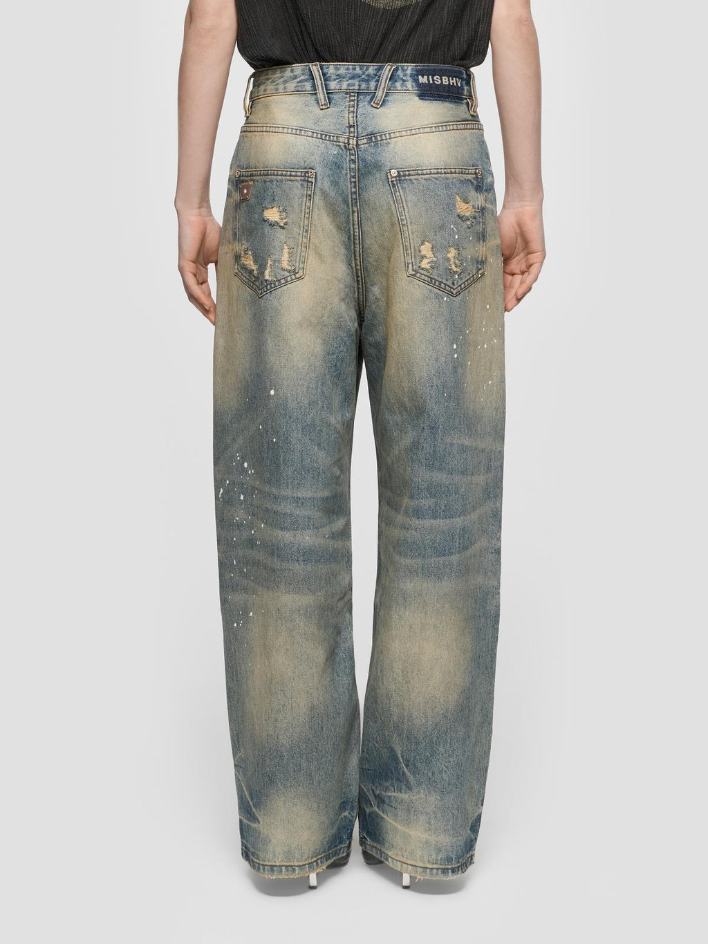 MISBHV Baggy denim trousers dirt