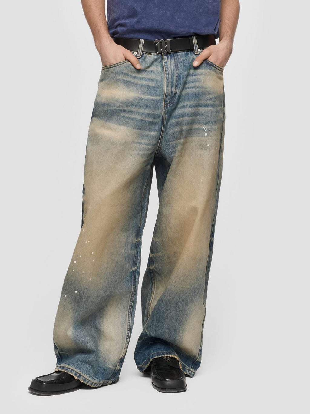 MISBHV Baggy denim trousers dirt