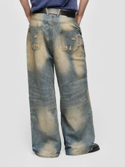 MISBHV Baggy denim trousers dirt