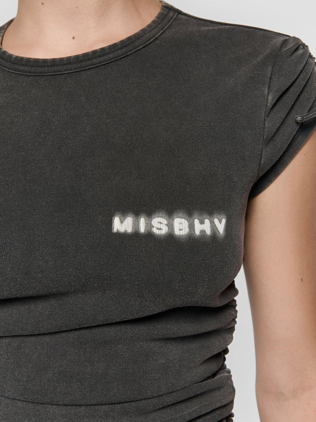 MISBHV Community fitted t-shirt washed black