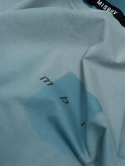 MISBHV Hand writing teal t-shirt