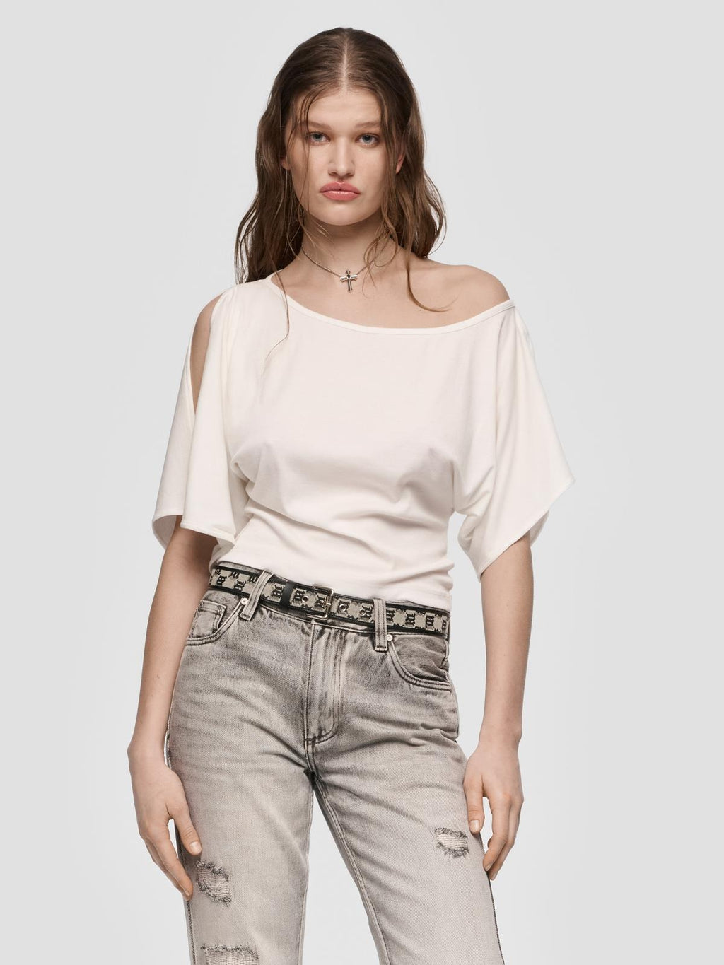 MISBHV Hollywood baby top white