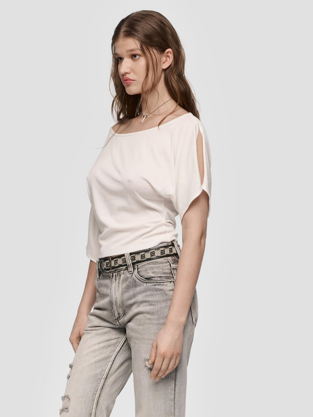 MISBHV Hollywood baby top white