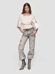 MISBHV Hollywood baby top white