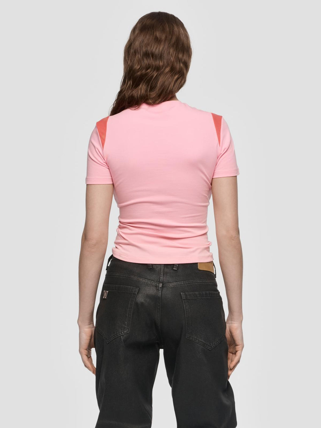 MISBHV Logo fitted t-shirt pink