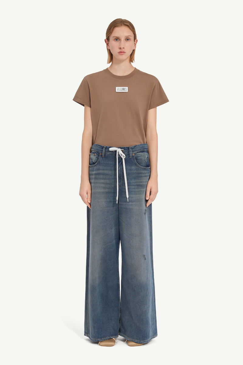 DRAWSTRING JEANS