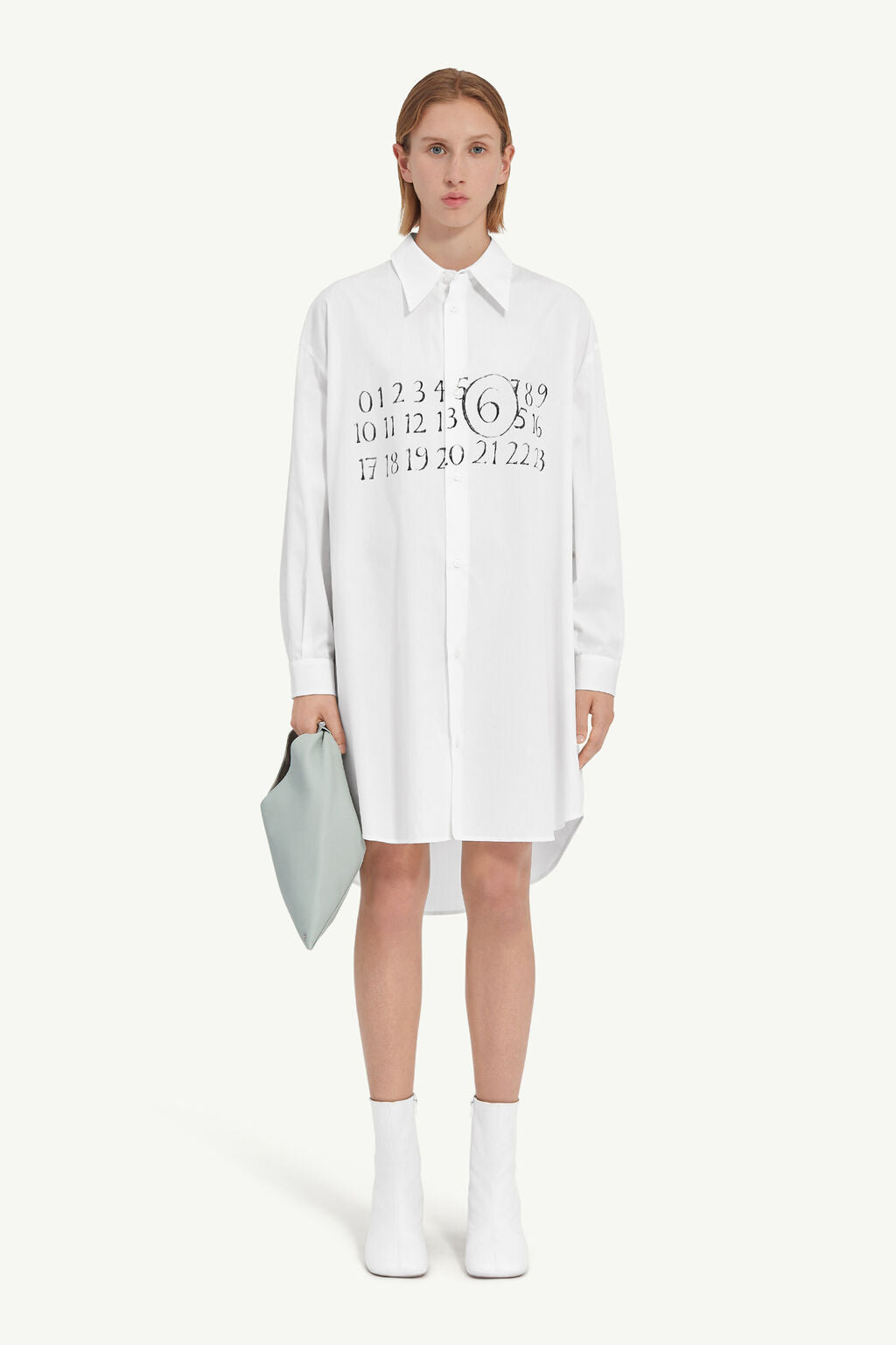 NUMERIC SHIRT DRESS