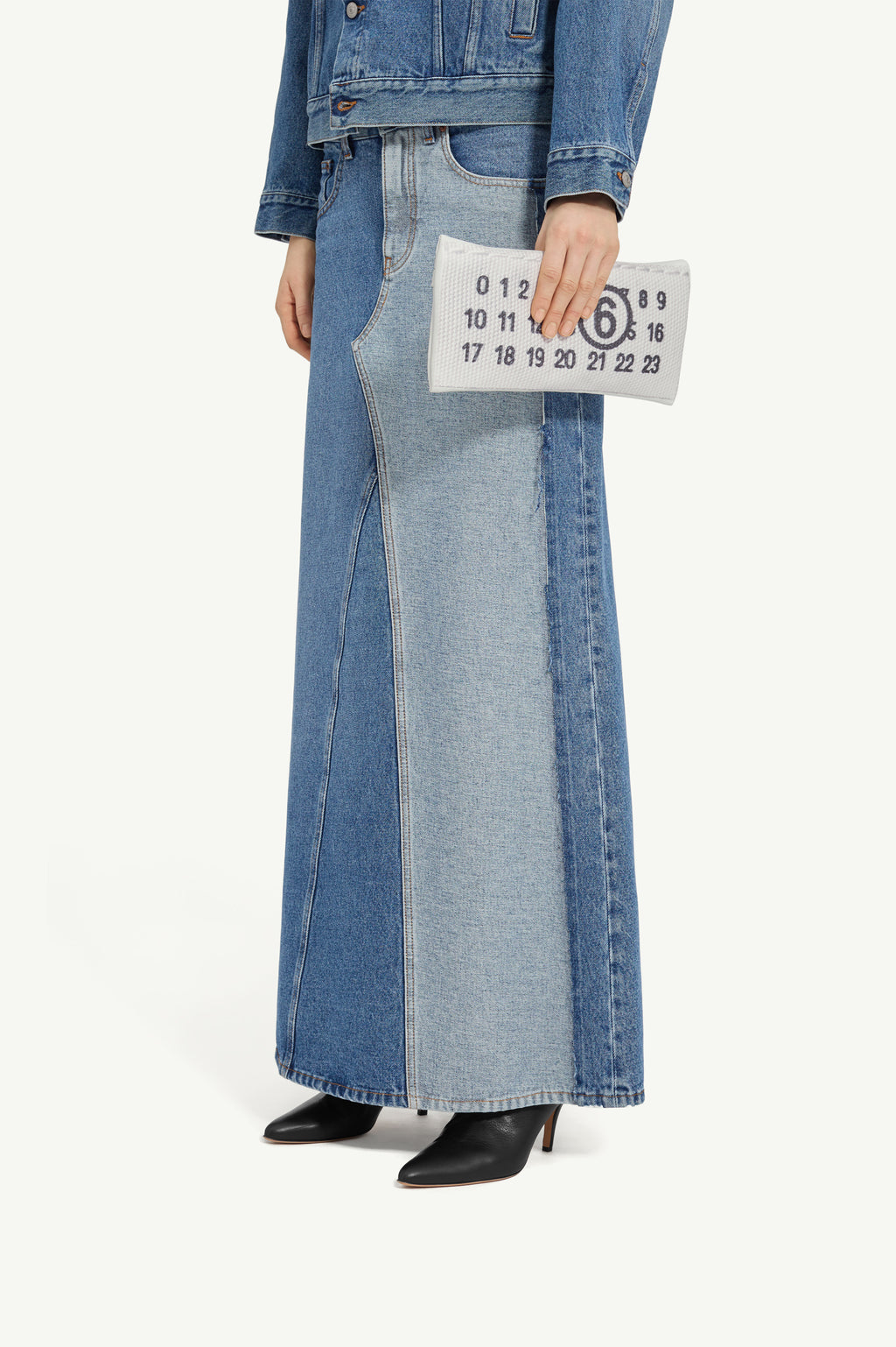 TROMPE L'OEIL NUMERIC LABEL CLUTCH