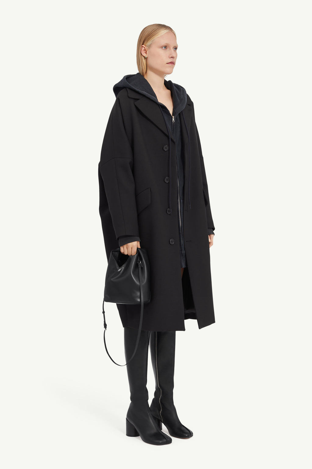 WOOL GABARDINE COAT