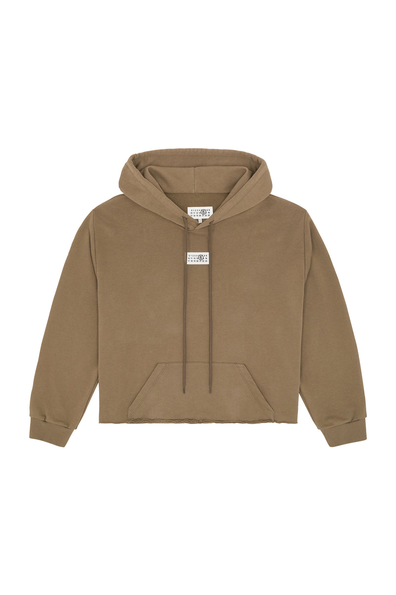 UNBRUSHED COTTON HOODIE