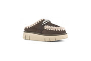 MOU FOOTWEAR Bounce clog metal logo mocha