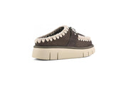 MOU FOOTWEAR Bounce clog metal logo mocha