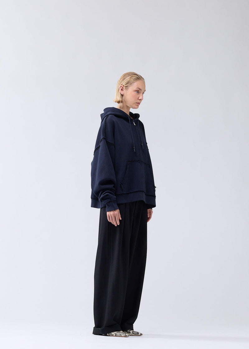 HALF ZIP HOODIE