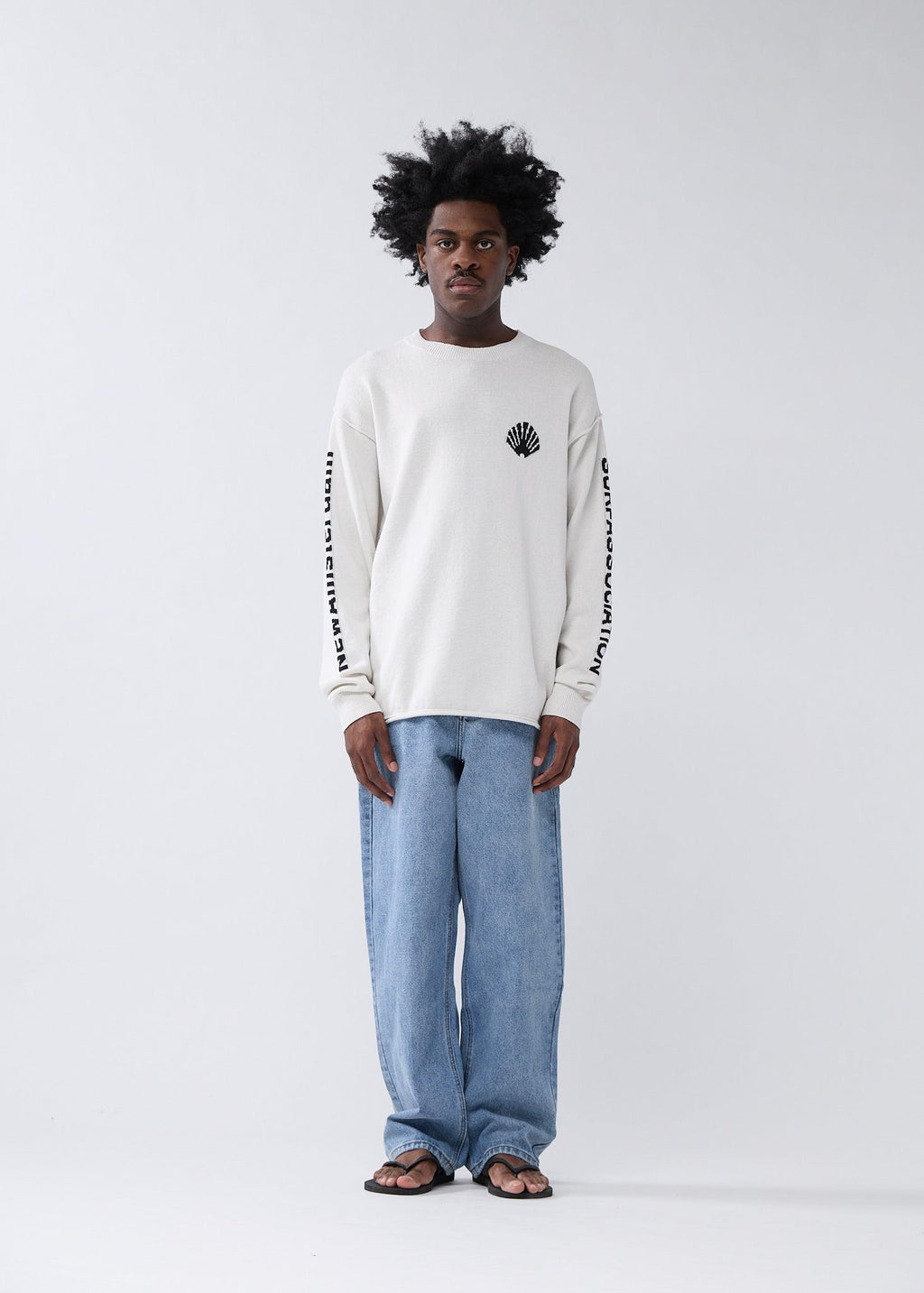 KNITTED LOGO LONGSLEEVE