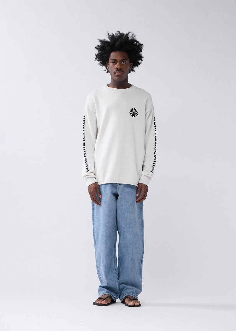 KNITTED LOGO LONGSLEEVE