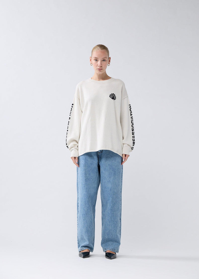 KNITTED LOGO LONGSLEEVE