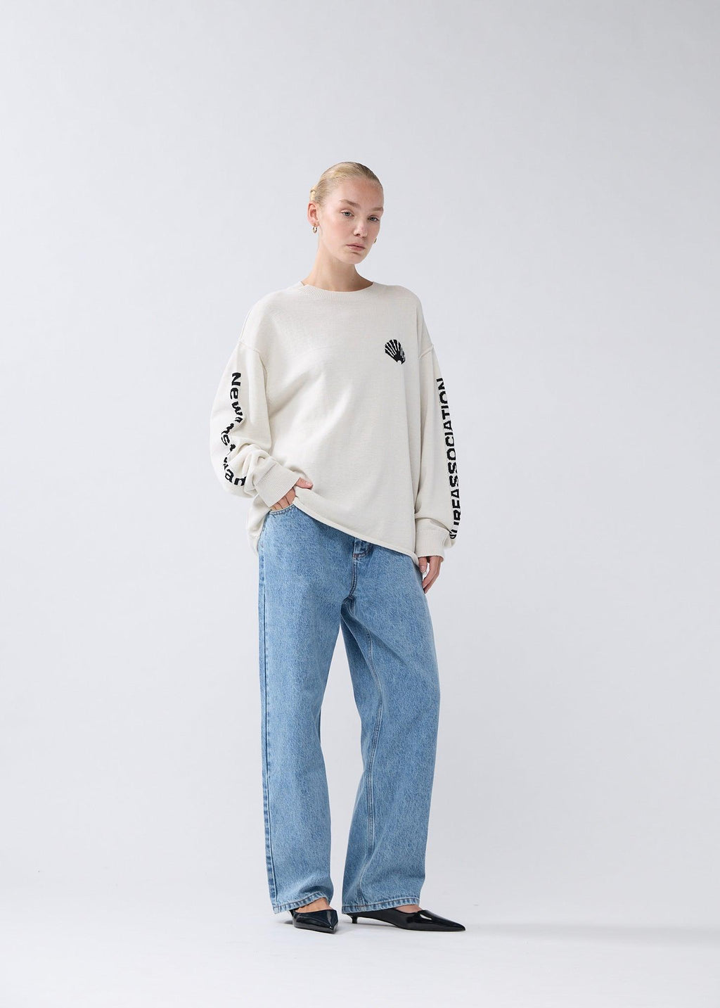 KNITTED LOGO LONGSLEEVE